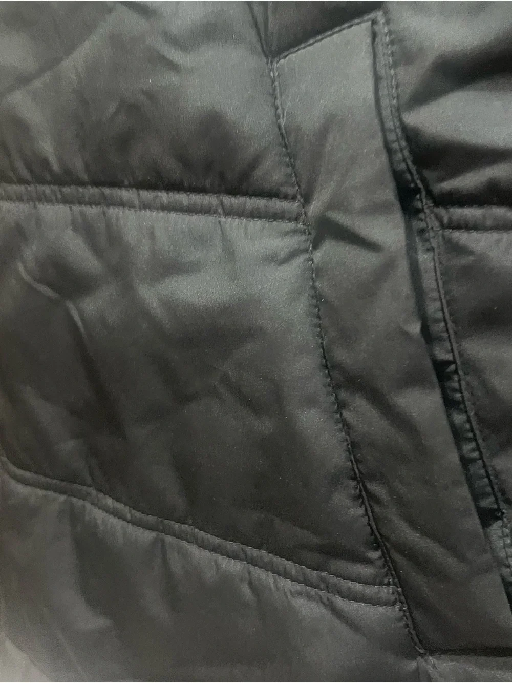 Weatherproof Vintage Men's Black Quilted Zip Vest
